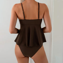 Frances - Shell Trim Tankini