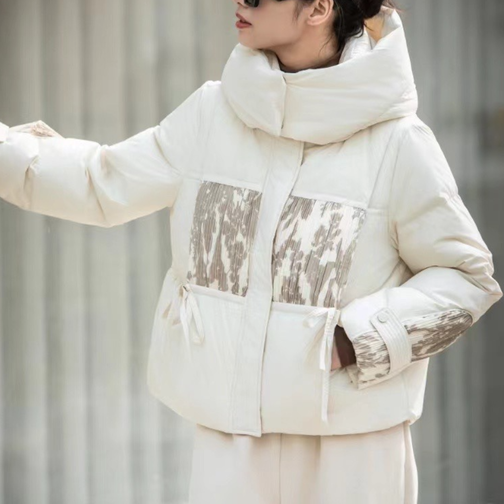 Nikita - Puffer with Fur Panel