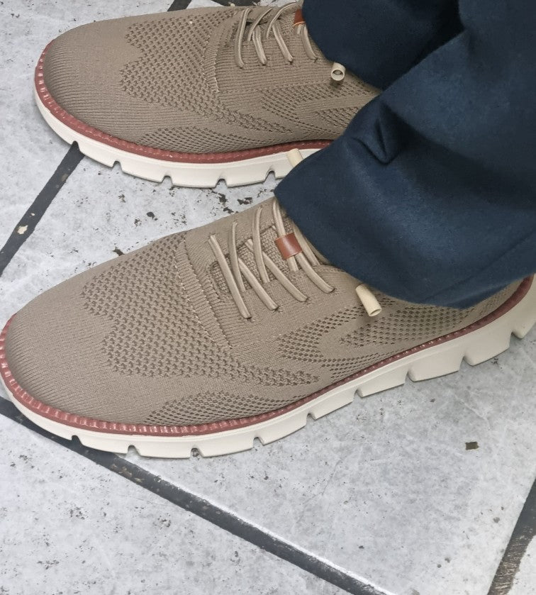 Marcella - Knit Lace up Shoes