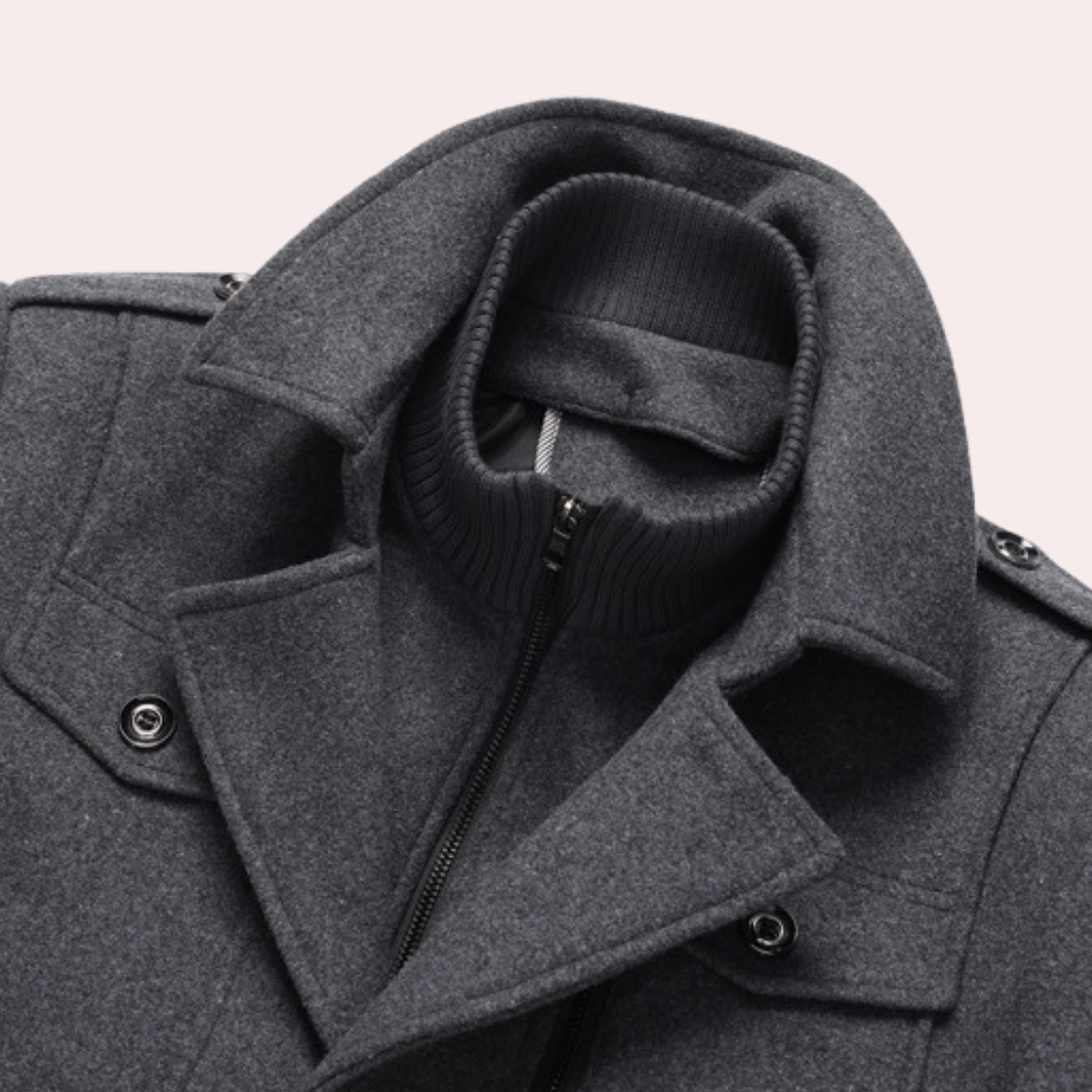 Cameron - Wool Coat with Inner Layer
