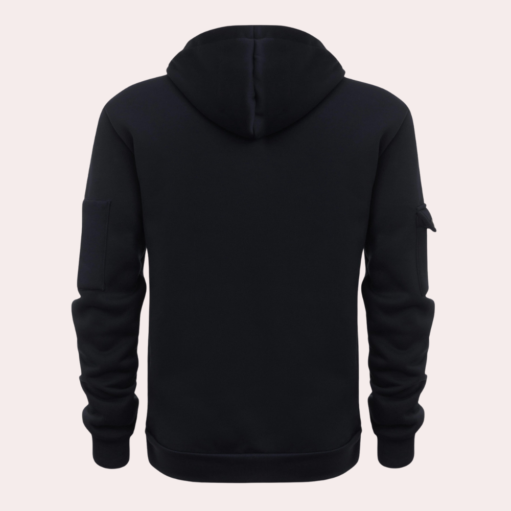 Roderick - Half Zip Hoodie with Pocket
