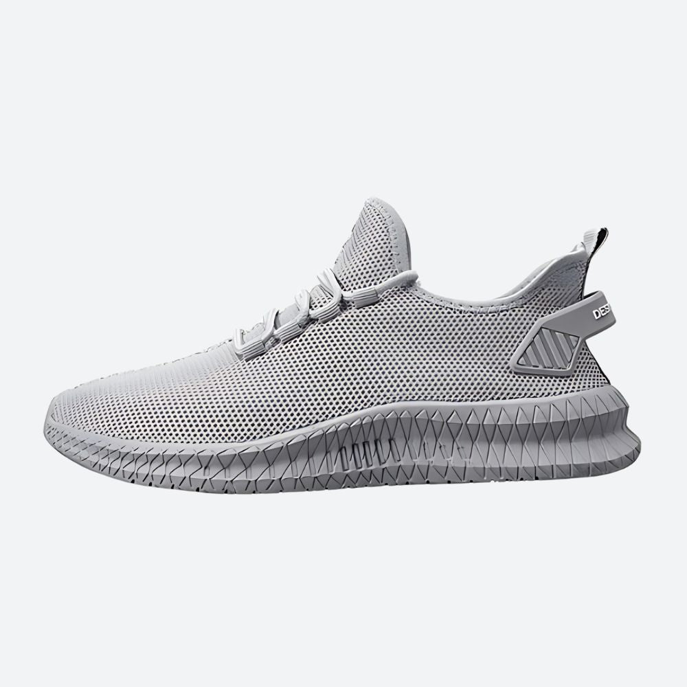 Randall - Knit Running Sneakers — Grey
