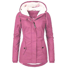 Michaela - Hooded Parka with Fur Trim