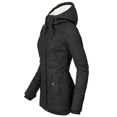 Michaela - Hooded Parka with Fur Trim