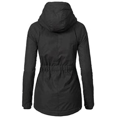 Michaela - Hooded Parka with Fur Trim