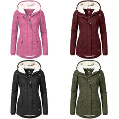Michaela - Hooded Parka with Fur Trim