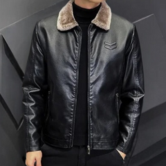 Rodney - Fur Lined Leather Jacket