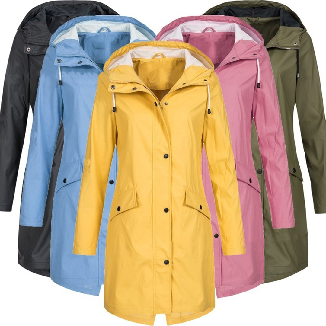 Xanthe - Hooded Rain Mac