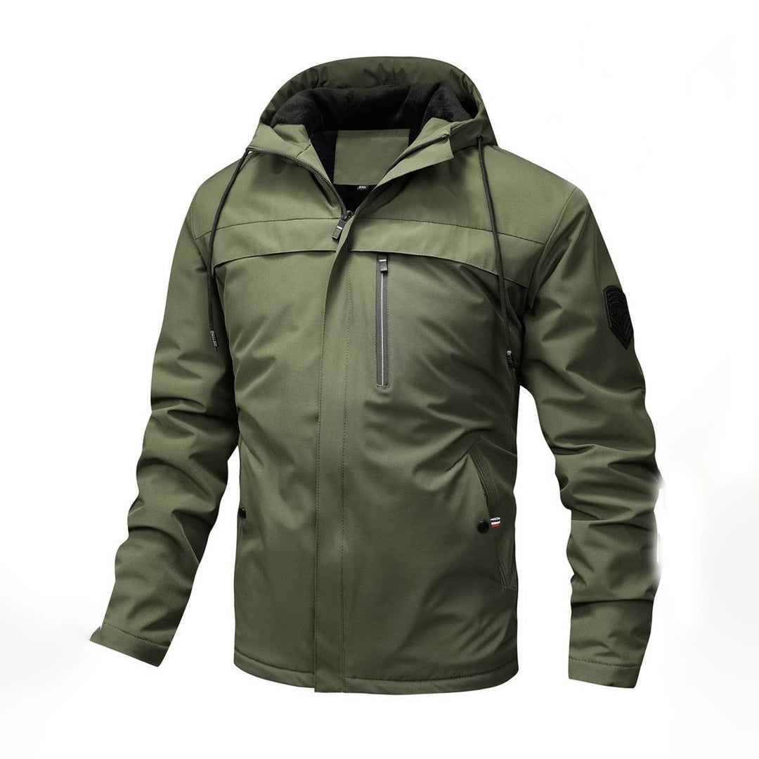 Cooper - Technical Zip Jacket — Army green