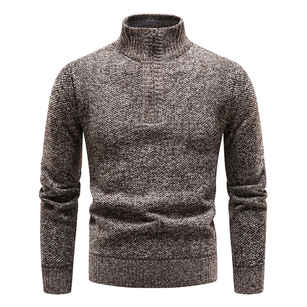 Orlando - Marled Turtleneck Jumper — Auburn