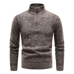 Orlando - Marled Turtleneck Jumper — Auburn