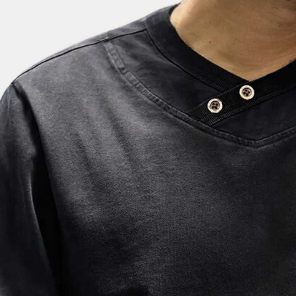 Gilbert - Henley Long Sleeve Top