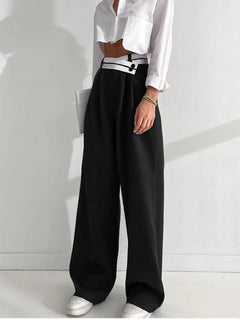 Marguerite - High Waist Wide Leg Trousers