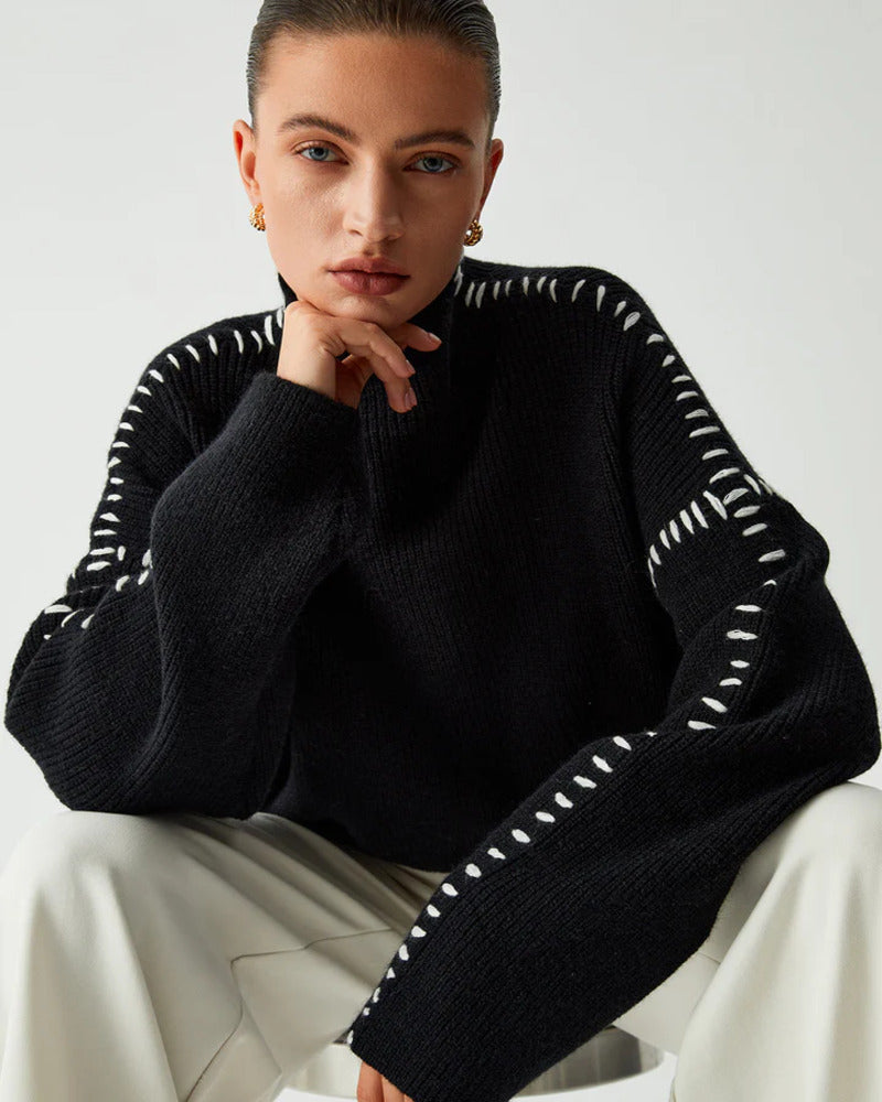 Seraphina - Jumper with Stitch Sleeves