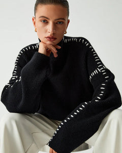 Seraphina - Jumper with Stitch Sleeves