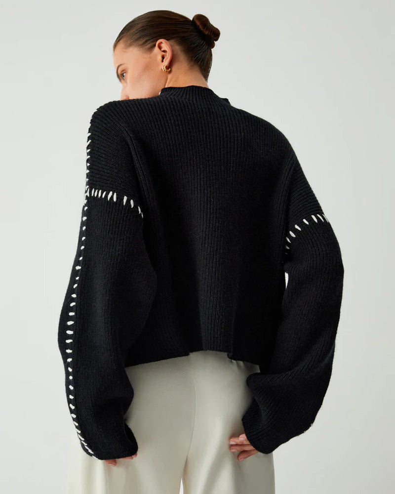 Seraphina - Jumper with Stitch Sleeves