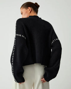 Seraphina - Jumper with Stitch Sleeves