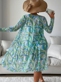 Evangeline - Print Bikini with Kimono