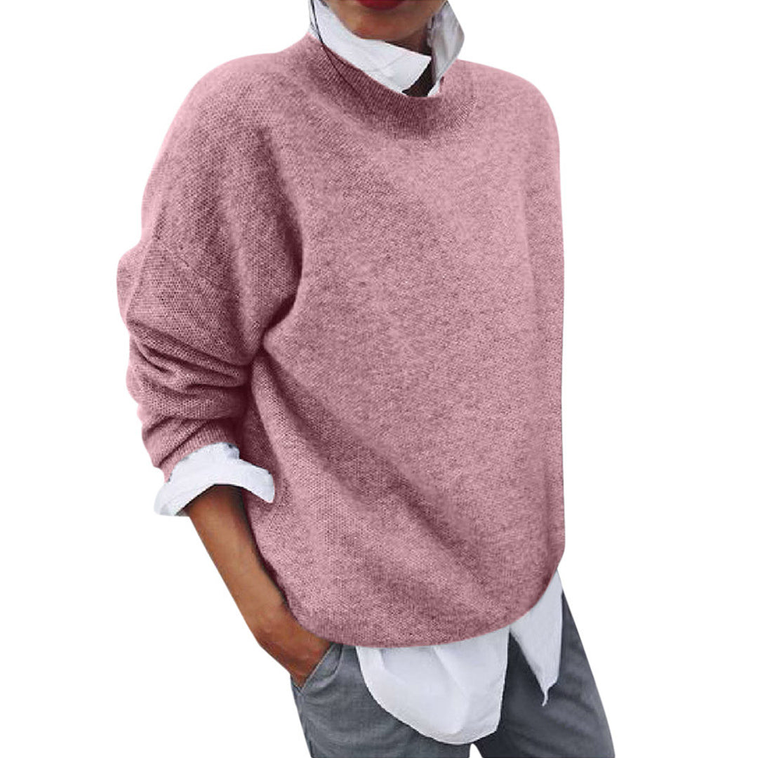 Nerida - Mock Neck Knit Jumper