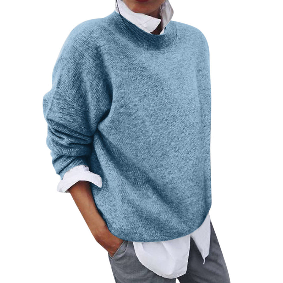 Nerida - Mock Neck Knit Jumper