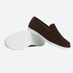Desmond - Soft Suede Loafers — Black