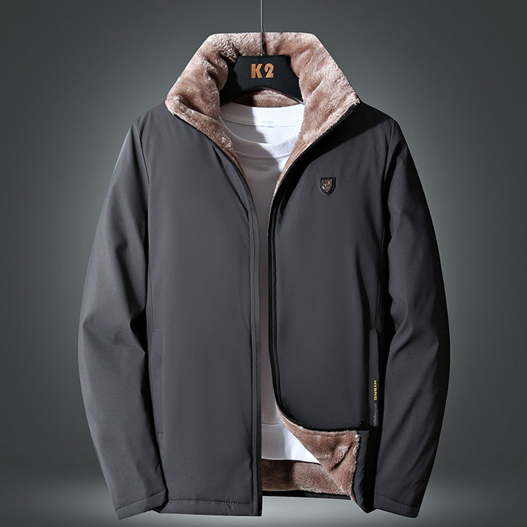 Randall - Fur Lined Outdoor Jacket — Grey