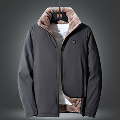 Randall - Fur Lined Outdoor Jacket — Grey