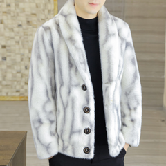 Harvey - Faux Fur Coat in White