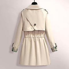 Wilhelmina - Trench Coat with Check Lining