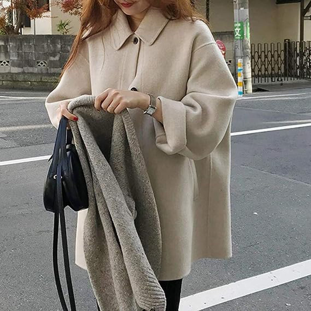 Winnie - Camel Wool Coat