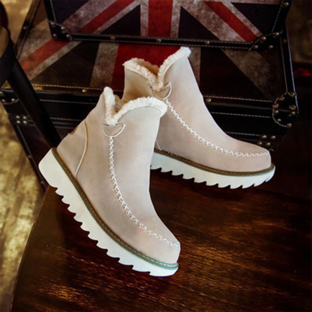 Elspeth - Suede Fleece Lined Boots