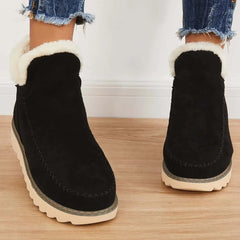 Elspeth - Suede Fleece Lined Boots