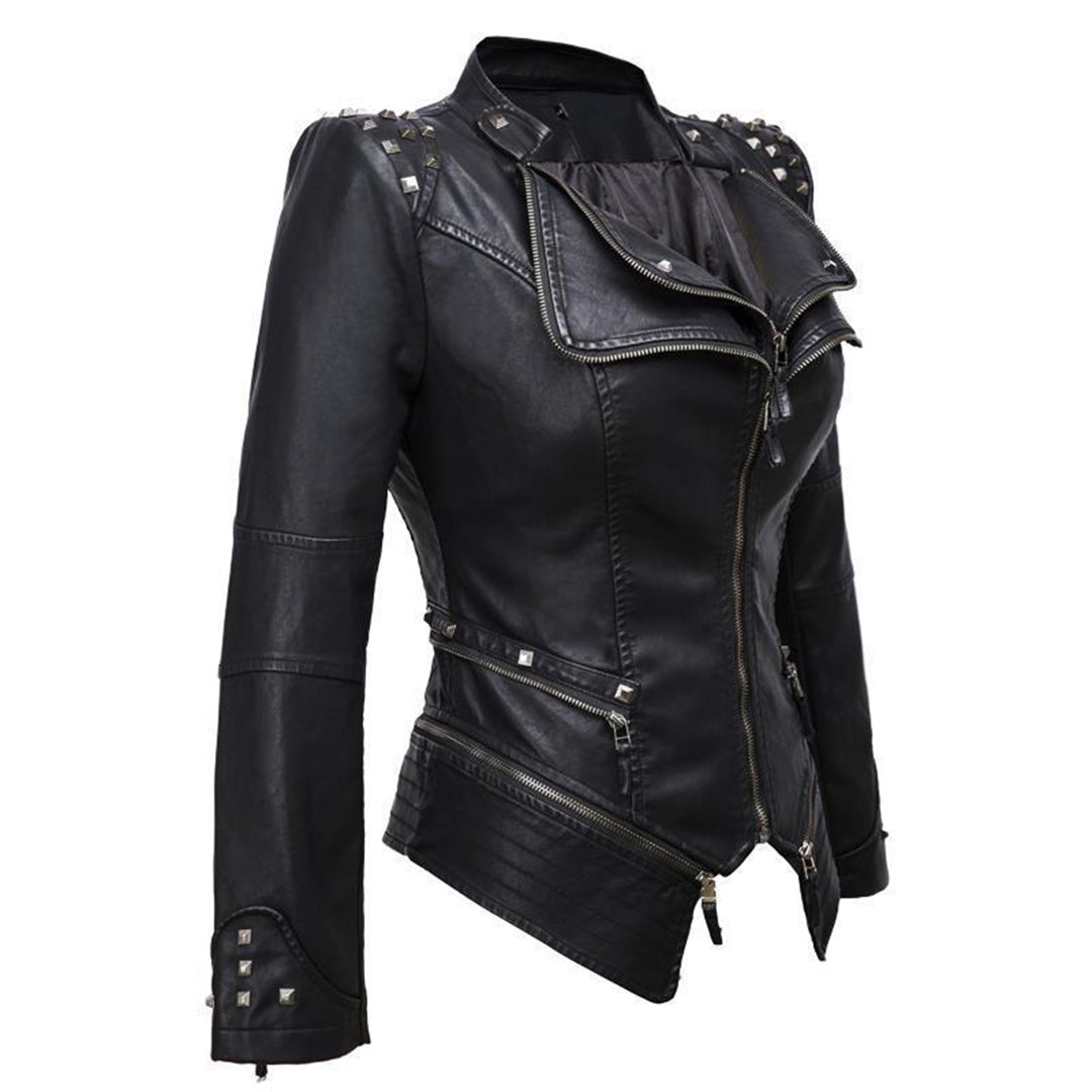 Miriam - Studded Biker Jacket