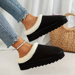 Philippa - Fur Lined Platform Slippers