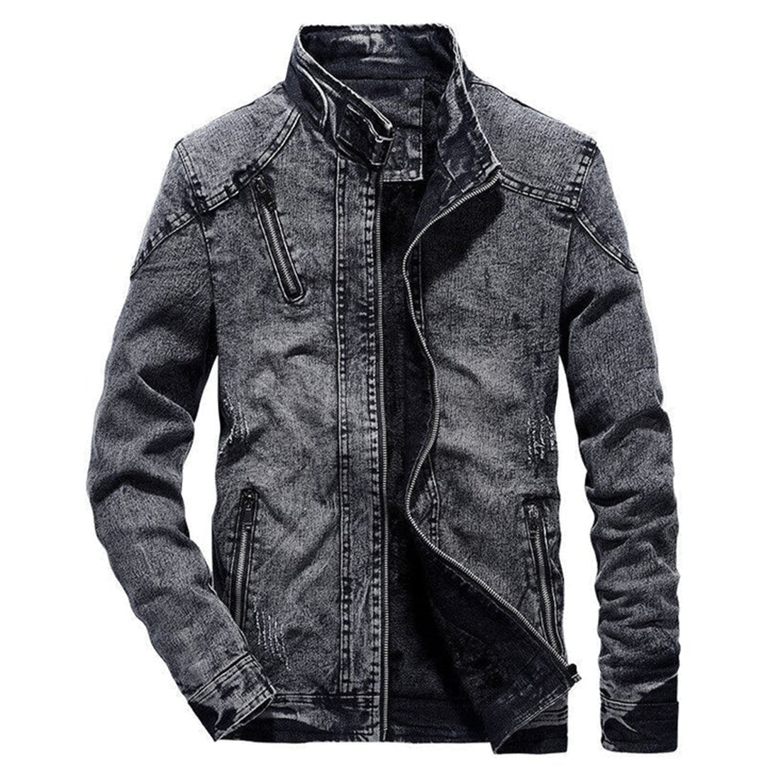 Tyler - Washed Denim Jacket — Black