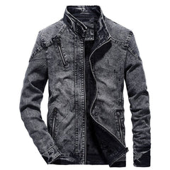Tyler - Washed Denim Jacket — Black
