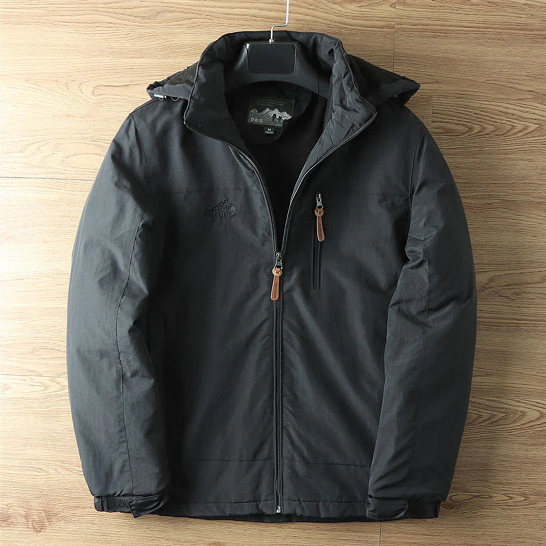 Archer - Hooded Outdoor Coat — Black