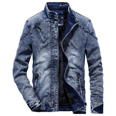 Tyler - Washed Denim Jacket — Blue