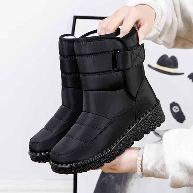 Sadie - Zip Front Snow Boots