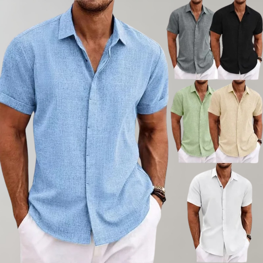 Frederick - Textured Short Sleeve Shirt