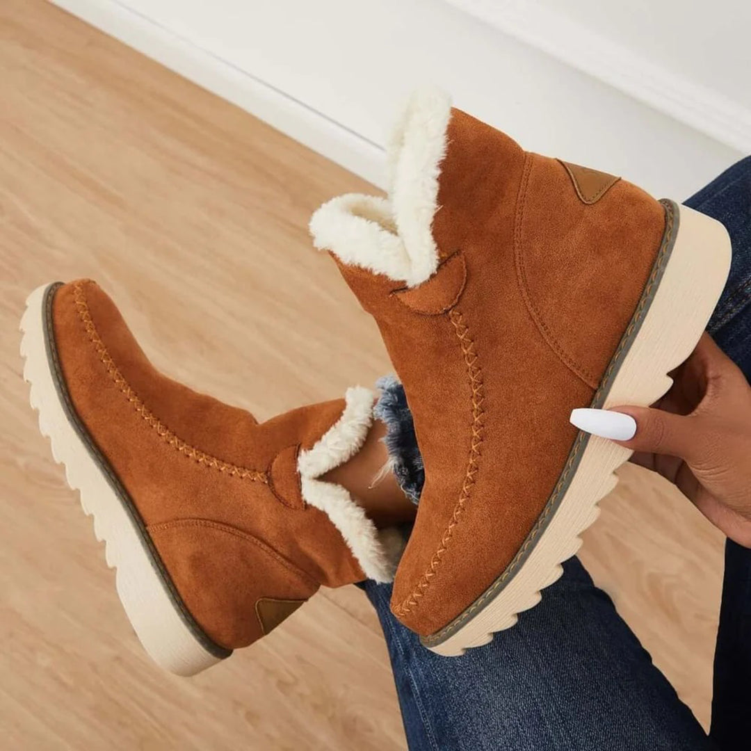 Elspeth - Suede Fleece Lined Boots