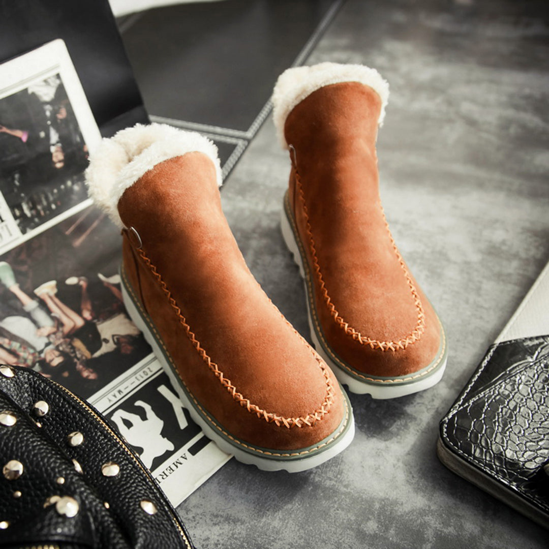 Elspeth - Suede Fleece Lined Boots