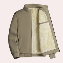 Edmund - Classic Bomber Jacket — Khaki