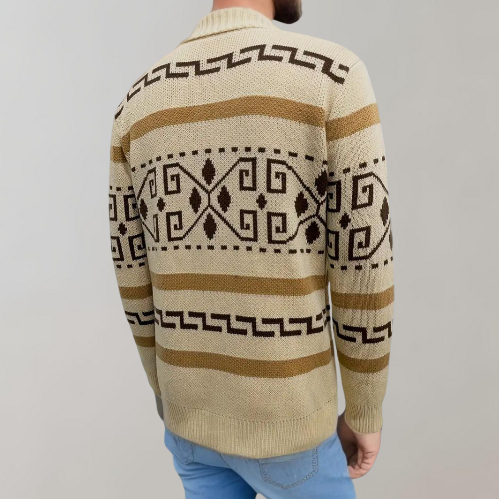 Forrest - Aztec Pattern Cardigan