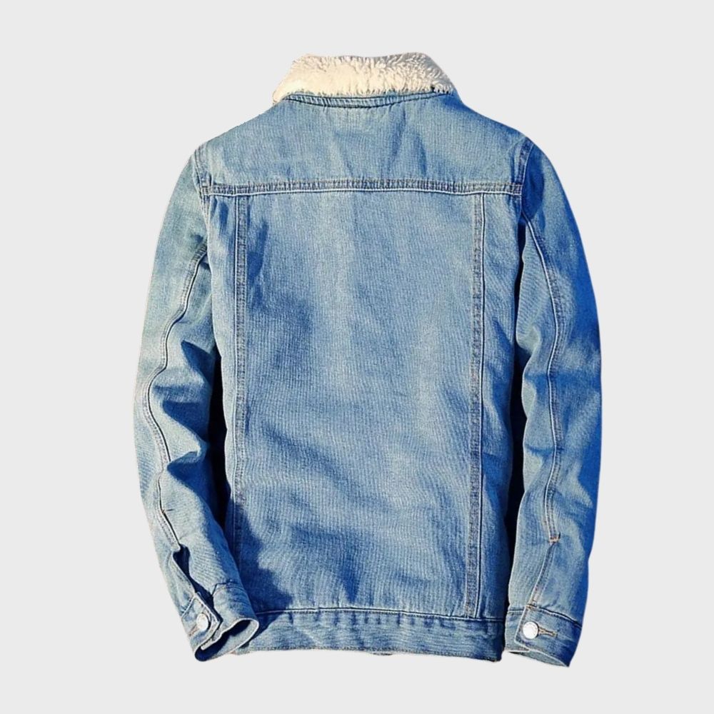 Samuel - Sherpa Lined Denim Jacket