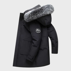 Osmond - Long Parka with Fur Hood
