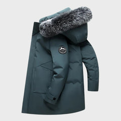 Osmond - Long Parka with Fur Hood