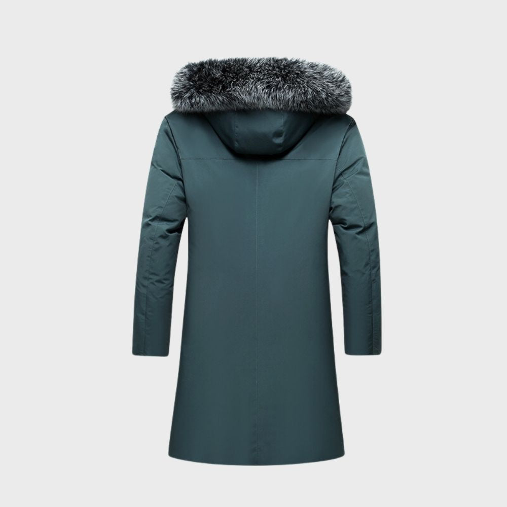 Osmond - Long Parka with Fur Hood