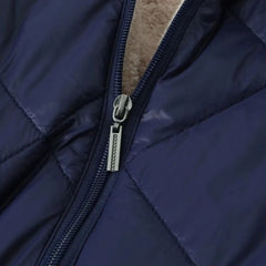 Belinda - Quilted Hooded Long Coat