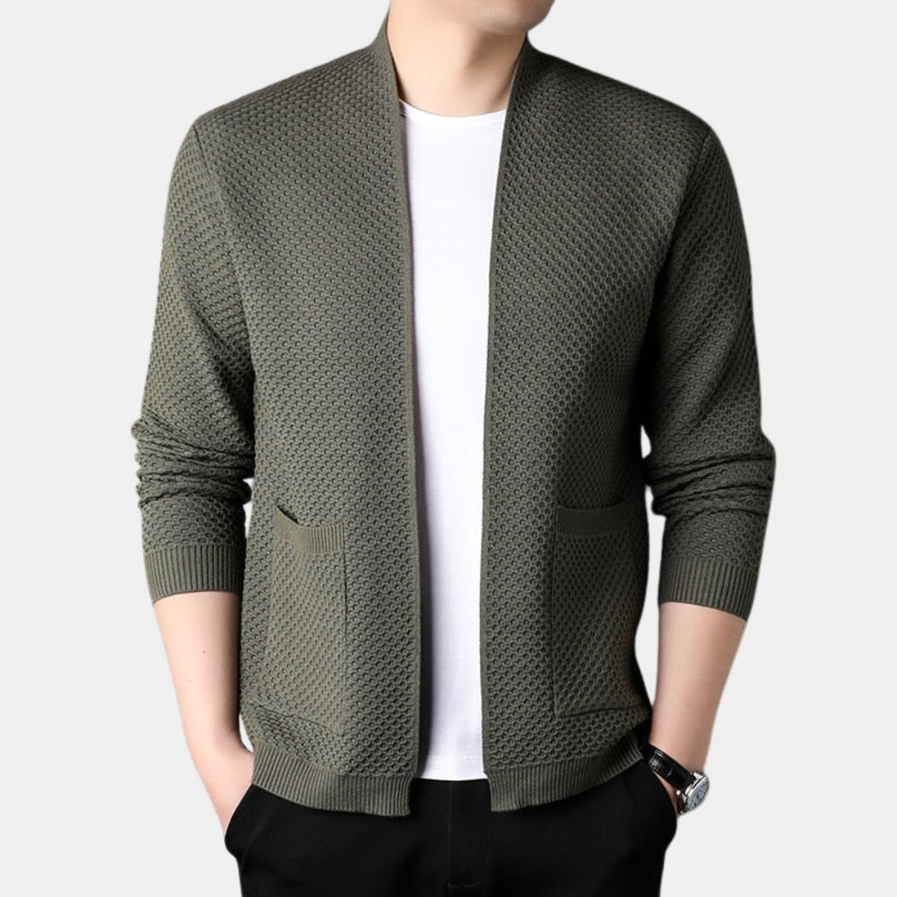 Jesse - Open Knit Cardigan — Vegetables